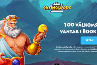 Casino Gods - huvudsida