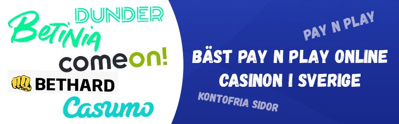 Topp 10 online casino bonusar i Sverige
