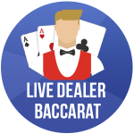 Baccarat med live croupier