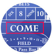 Come dont come bets - online craps