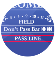 Pass line & Don't pass - online craps