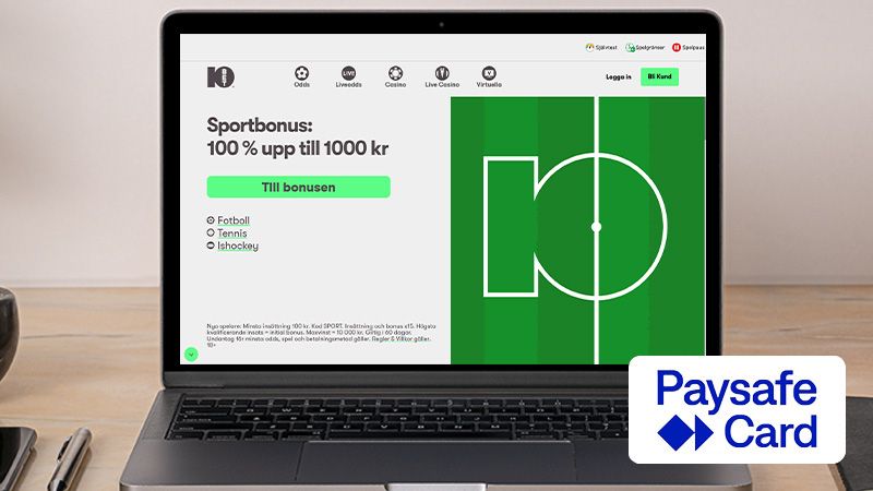 10bet Casinos huvudsida på datorskärmen