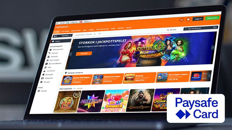 paysafecard betsson
