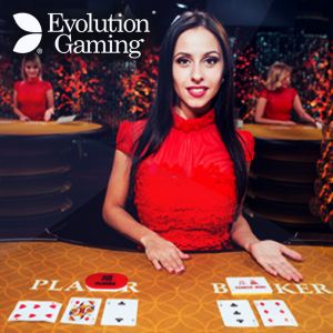 Live baccarat från Evolution gaming