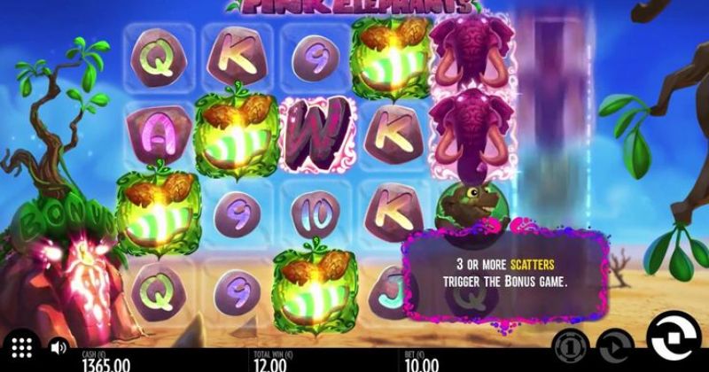 Spela på Pink Elephants: spelautomat online från Thunderkick gratis | Casino Sverige