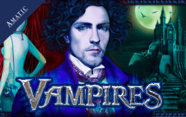 vampires amatic industries slot game logo