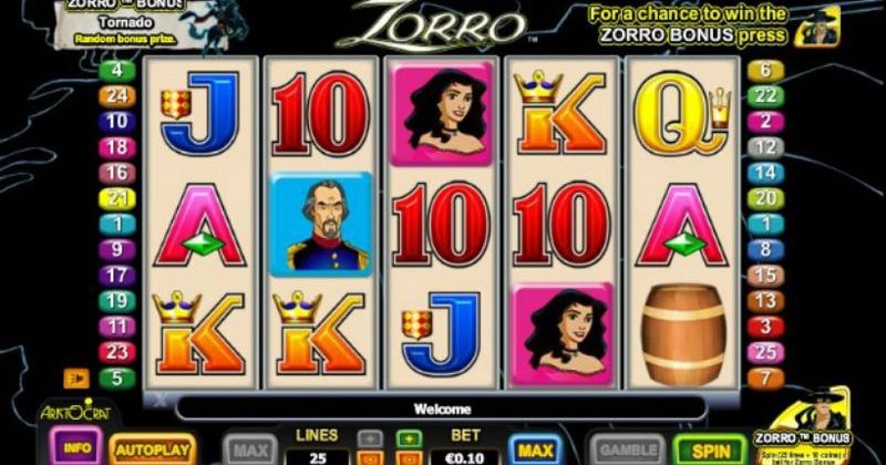 Spela på Zorro Slot Online Från AristoCrat gratis | Casino Sverige