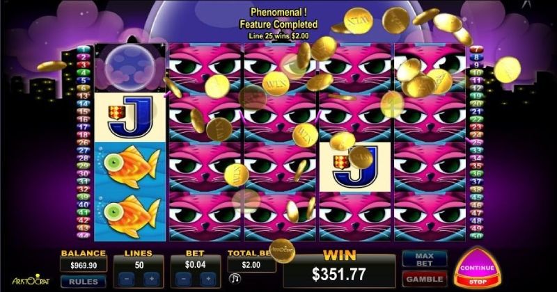 Spela på Slotsspelet Miss Kitty från Aristocrat gratis | Casino Sverige
