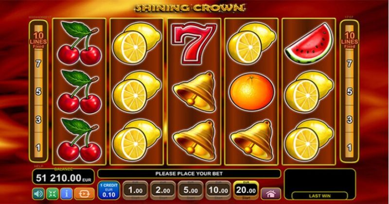 Spela på Shining Crown slot online från EGT gratis | Casino Sverige