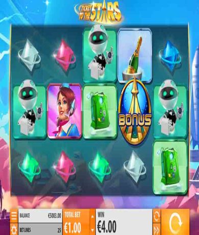 Spela på Ticket to the stars slot online från Quickspin gratis | Casino Sverige