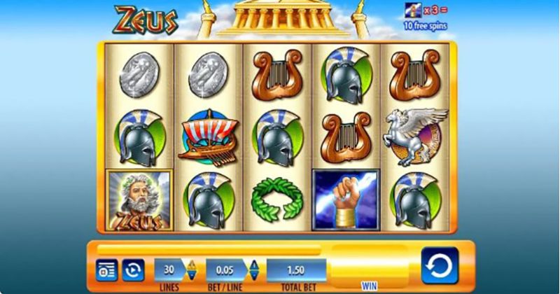 Spela på Zeus Slot Online från WMS gratis | Casino Sverige