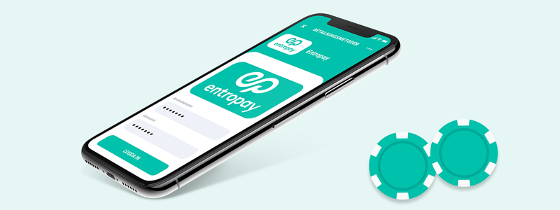 Entropay-logotyp på mobil enhet
